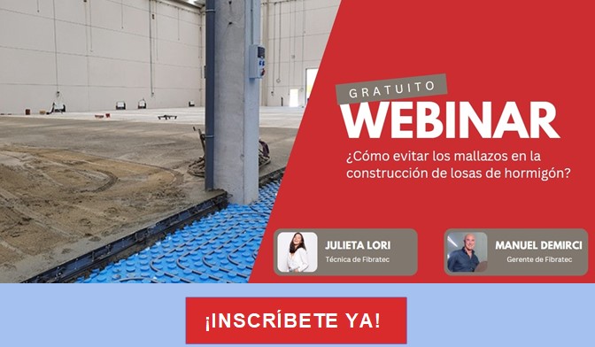 Apúntate ya al próximo webinar: ¿Cómo evitar los mallazos en la construcción de losas de hormigón?